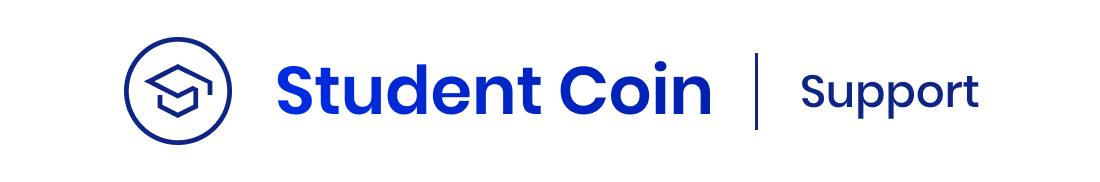 Student Coin Help Center home page